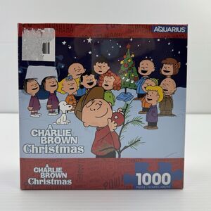 A Charlie Brown Christmas 1000 Piece Jigsaw Puzzle New Sealed 20x28 Aquarius